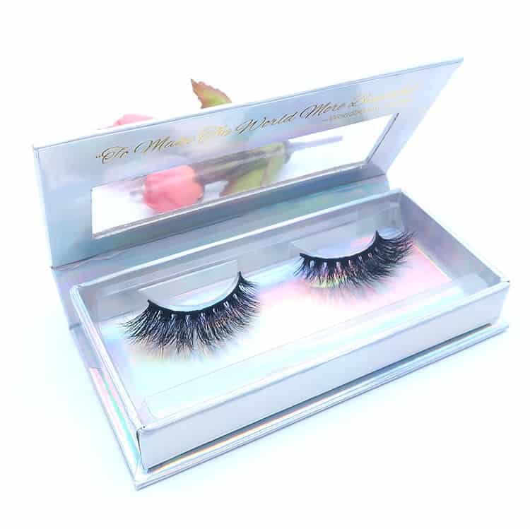 custom eyelash packaging for 3d mink lashes