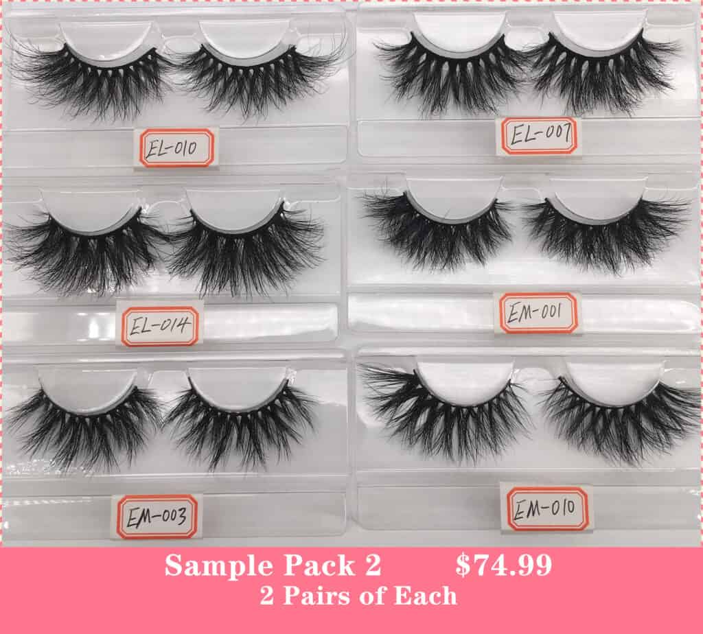 wholesale eyelashes samples