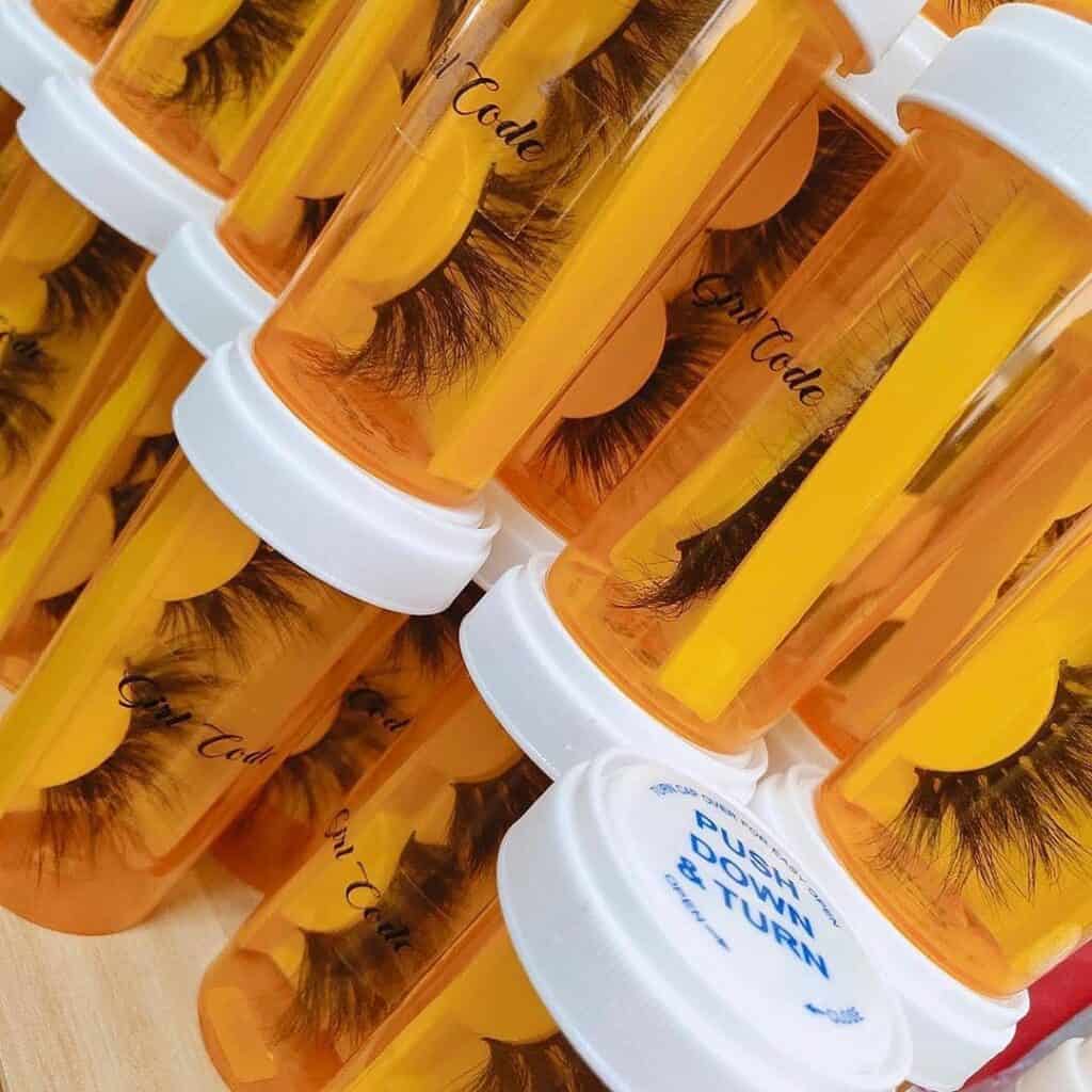 pill bottle lash packaging