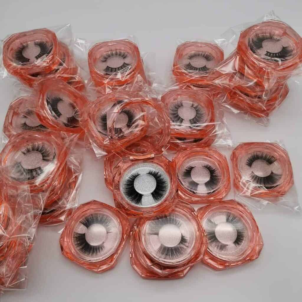 Clear lash cases