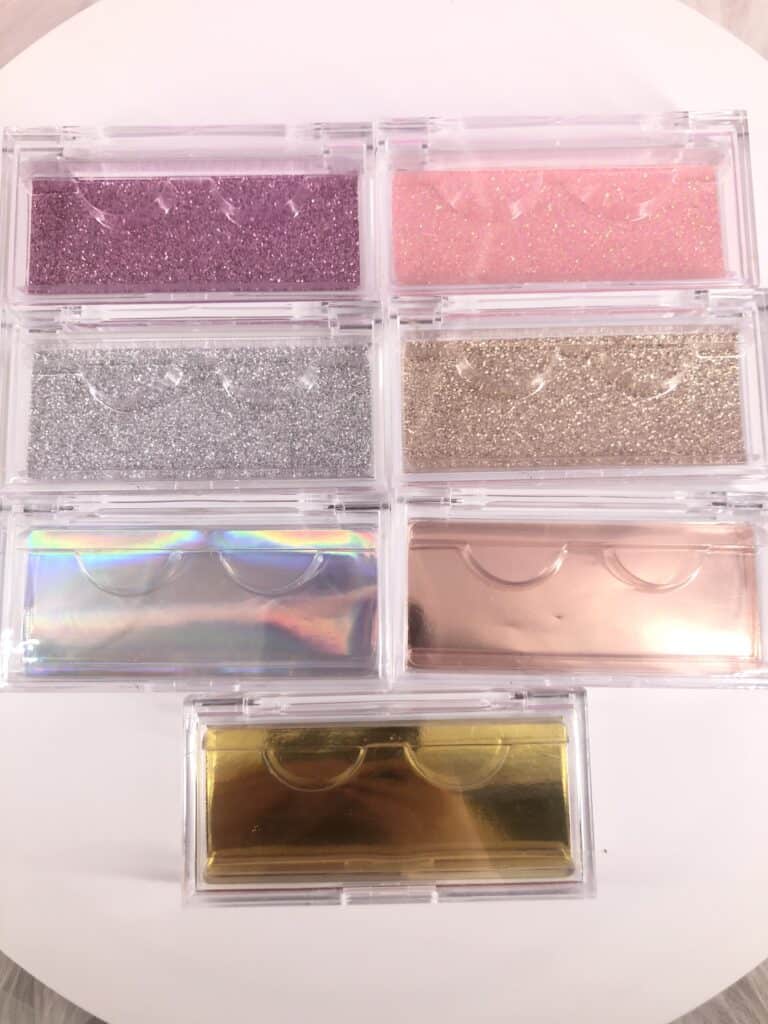 wholesale cheap eyelash cases for mink lashes