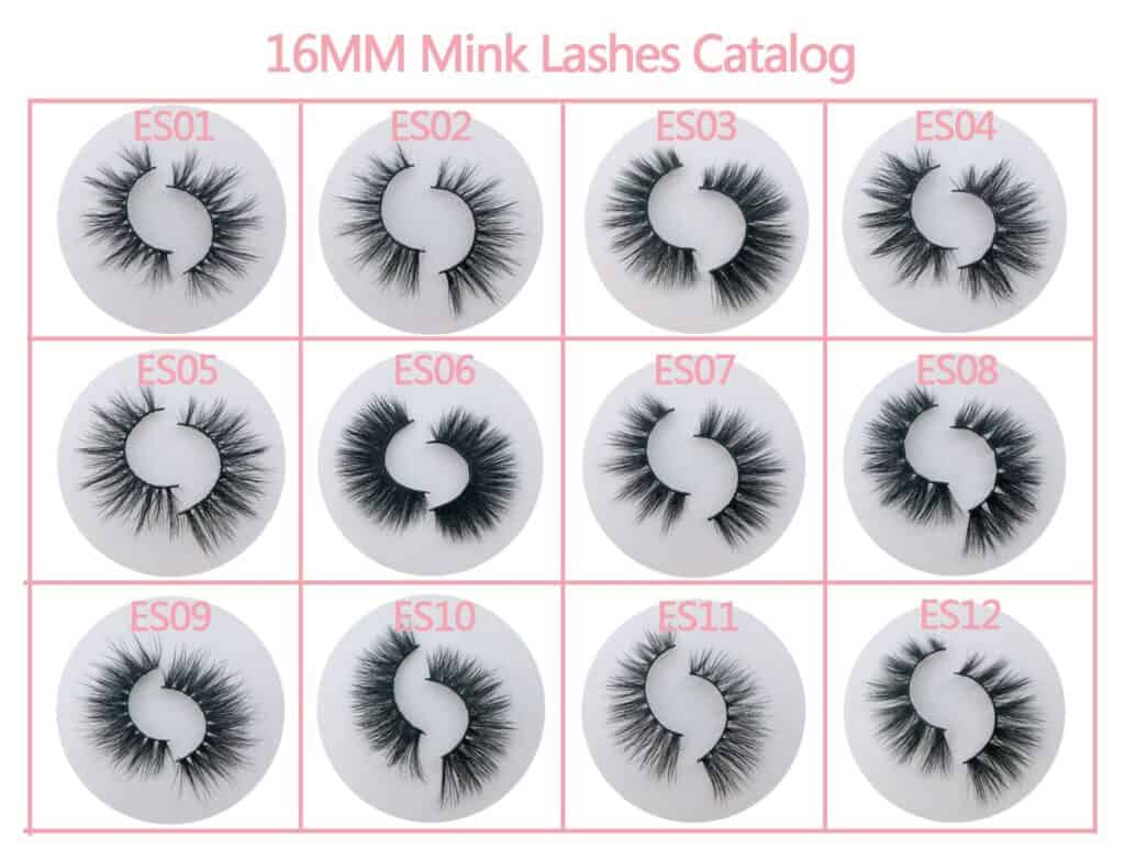 wholesale 16mm mink lashes vendors