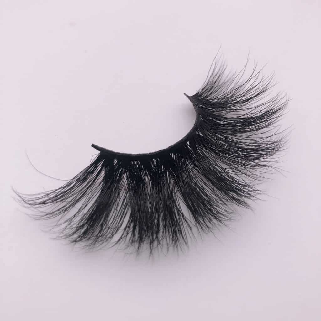 25mm Siberian mink strip eyelashes wholesale vendors