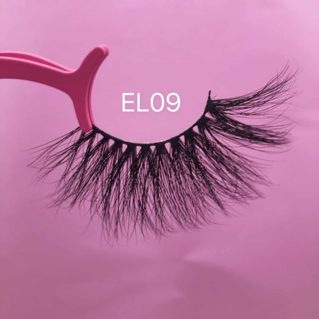 25mm Siberian mink strip eyelashes wholesale vendors