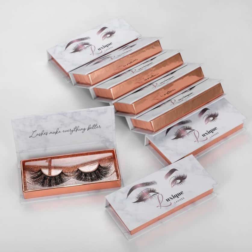 Custom Lash Packaging Boxes Diy Mink Eyelashes