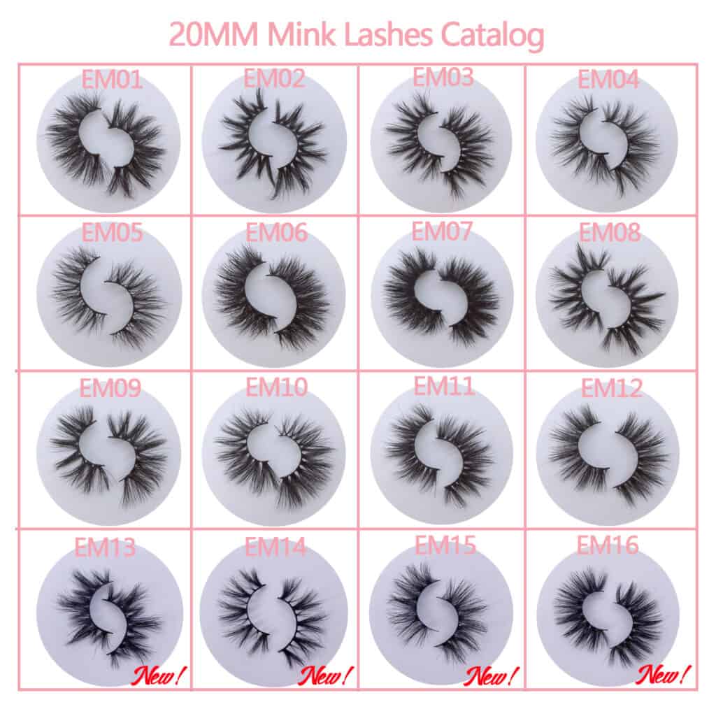 20mm mink eyelashes vendors