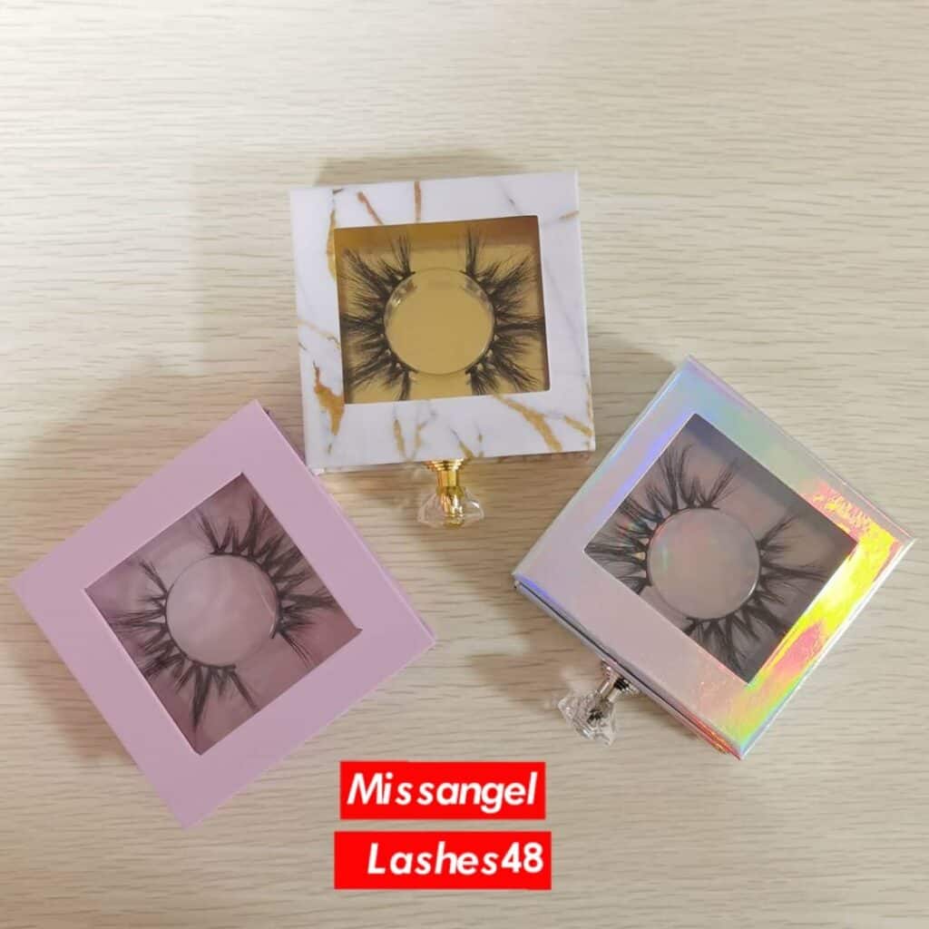 mink lash packaging boxes wholesale vendors