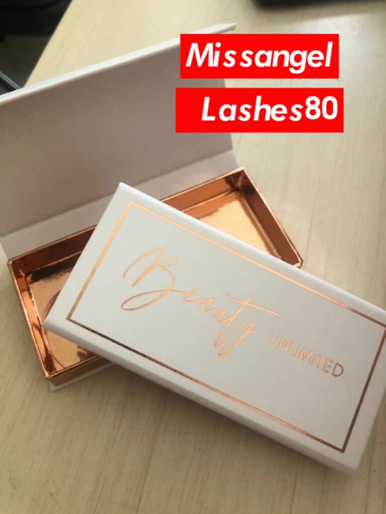rose gold eyelash boxes wholesale