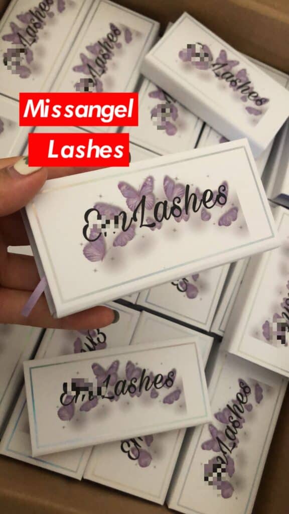 custom eyelash packaging box wholesale vendors
