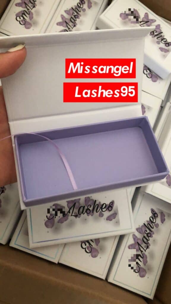 diy eyelash packaging boxes