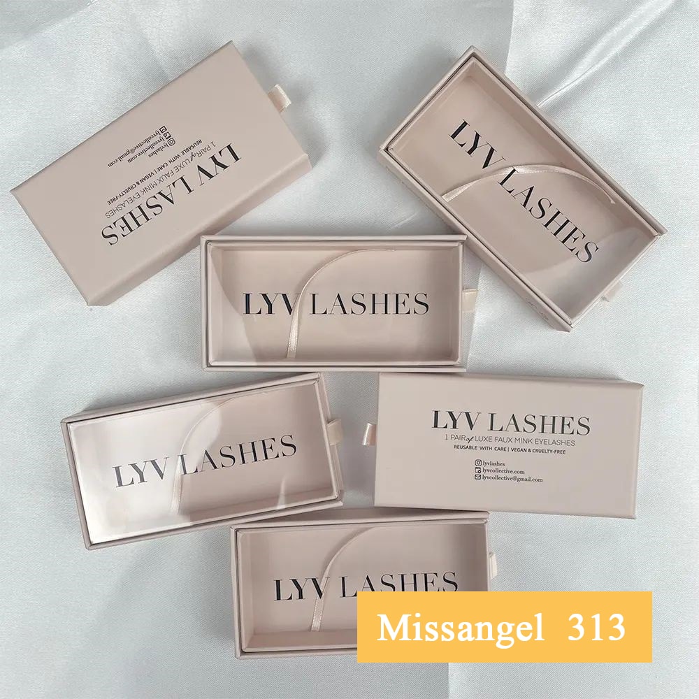 low price false eyelash packaging box