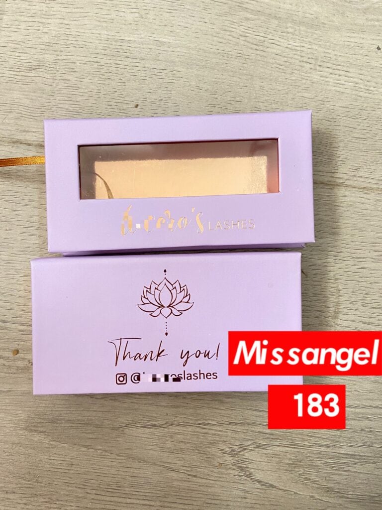 personalised eyelash box supplier