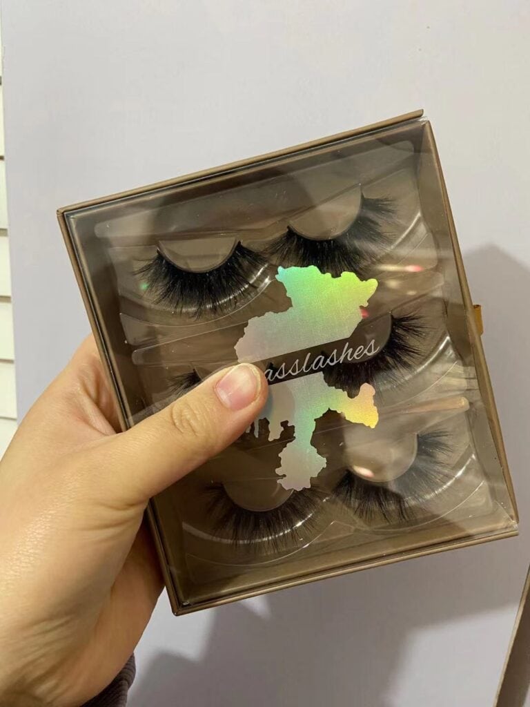 diy eyelash packaging for mink lashes