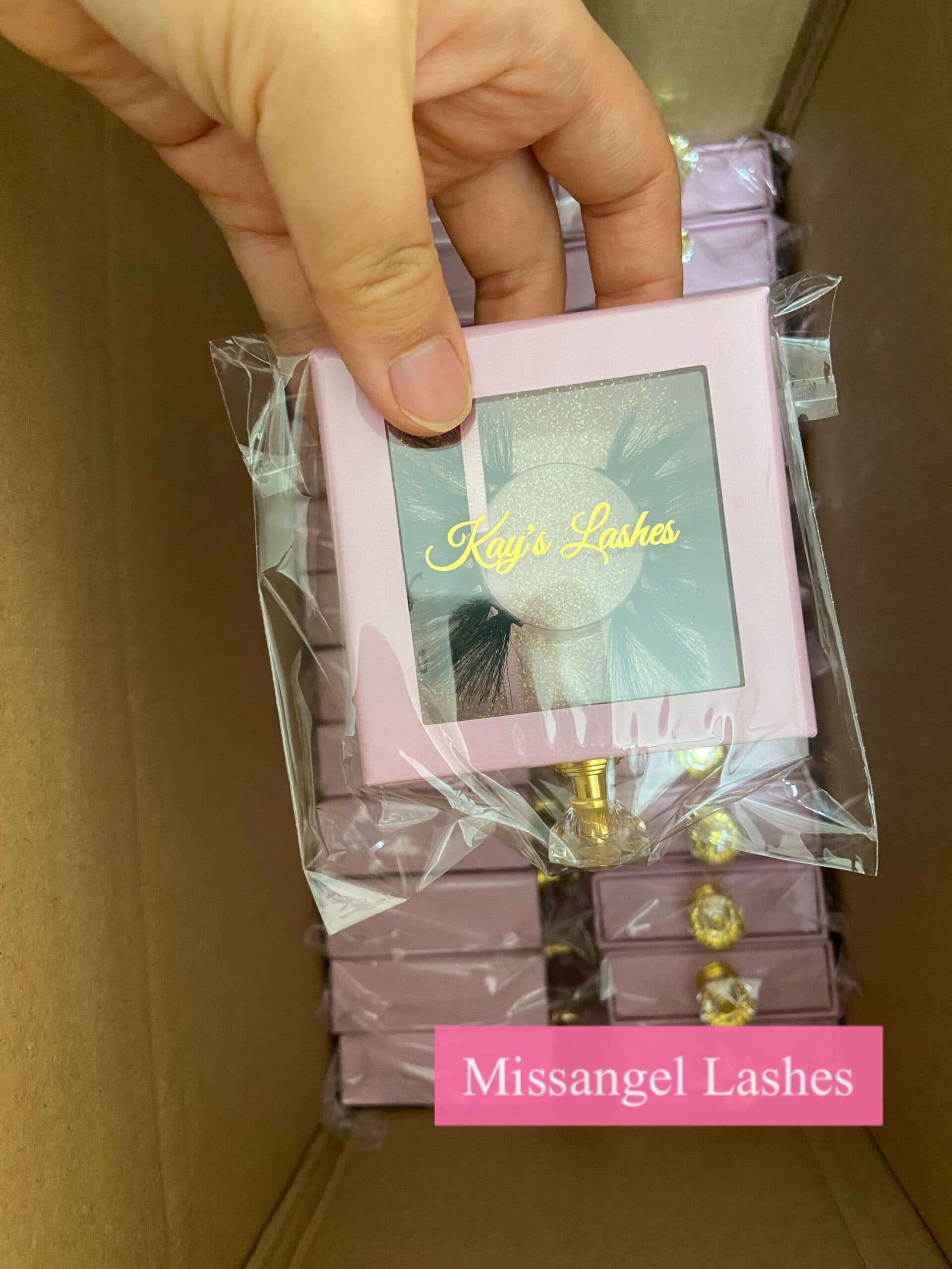 diy eyelash packaging case wholesale vendors