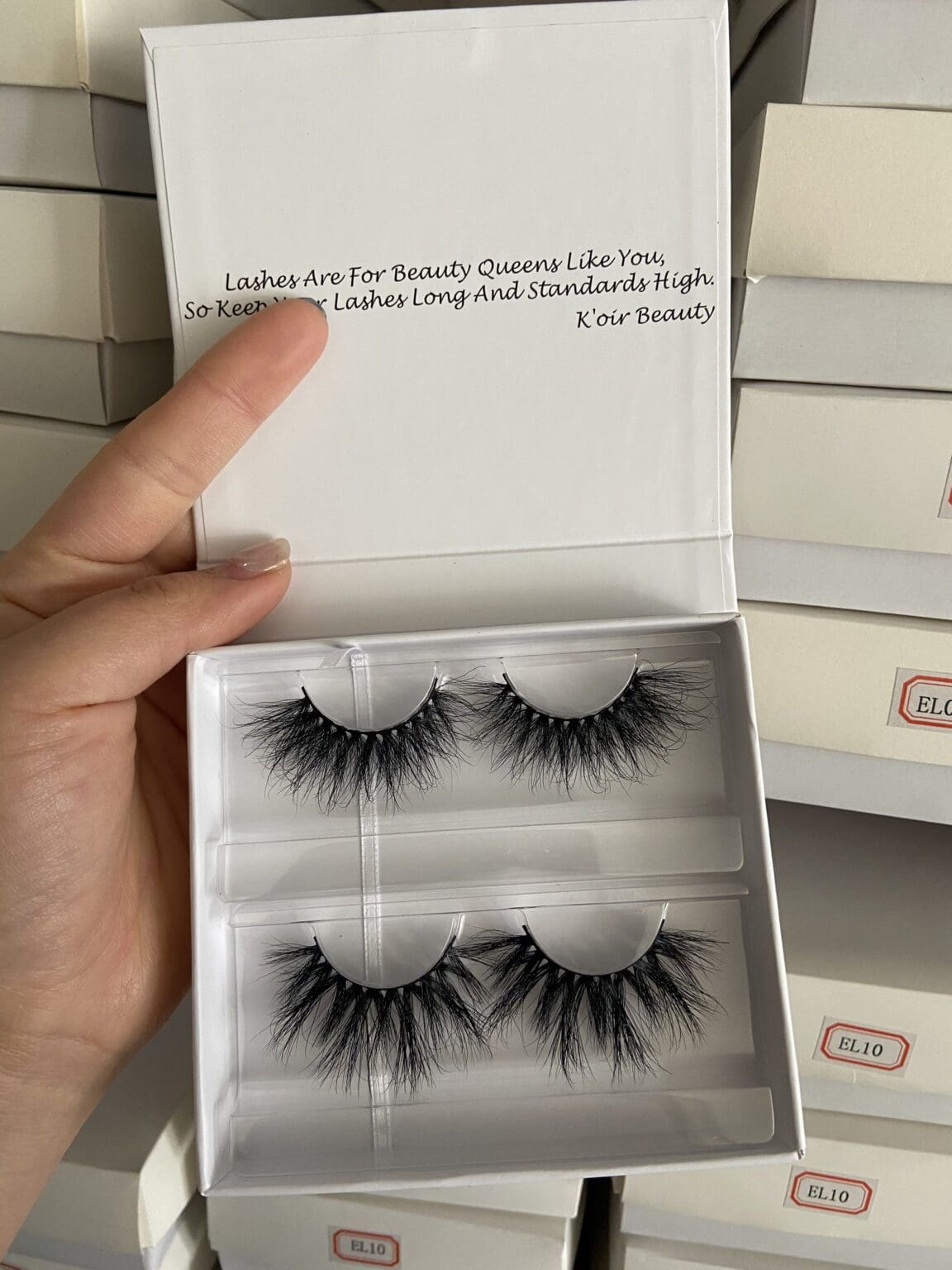 Wholesale Eyelashes Mink Lash Vendors Custom Eyelash Packaging