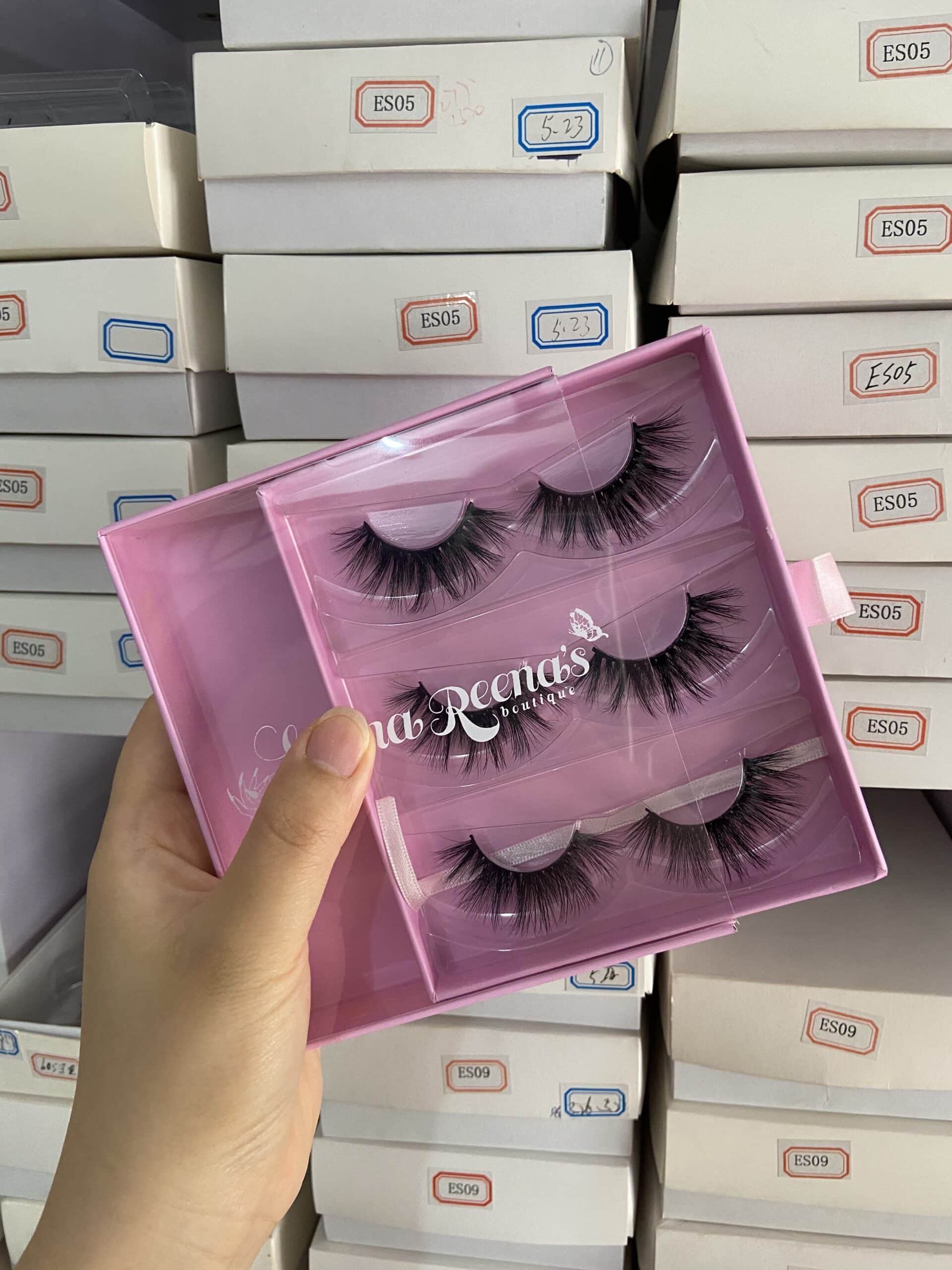 Wholesale Eyelashes Mink Lash Vendors Custom Eyelash Packaging
