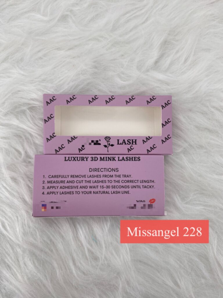 wholesale mink strip lashes and eyelash packaging boxes
