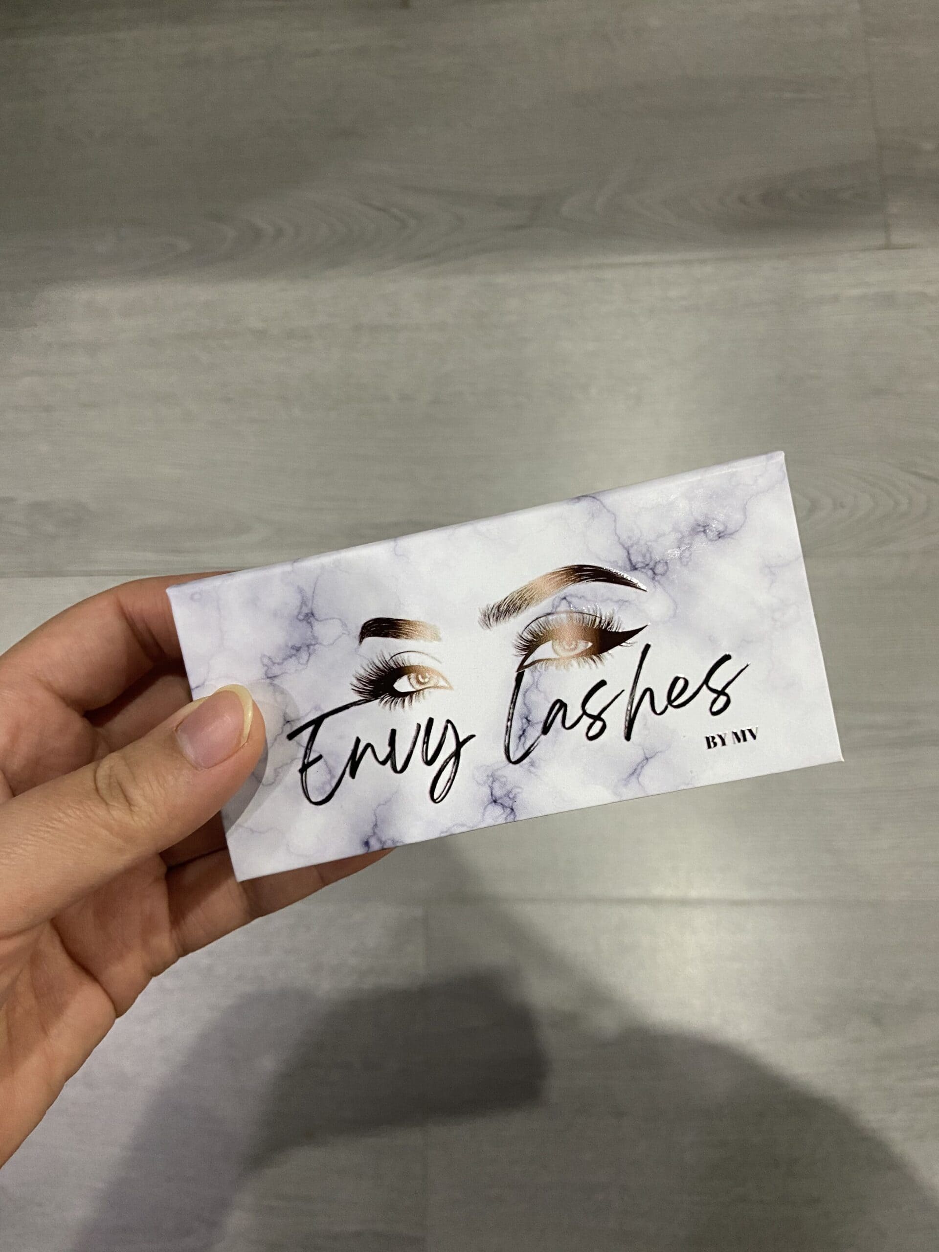 wholesale custom eyelash packaging boxes for mink strip lashes