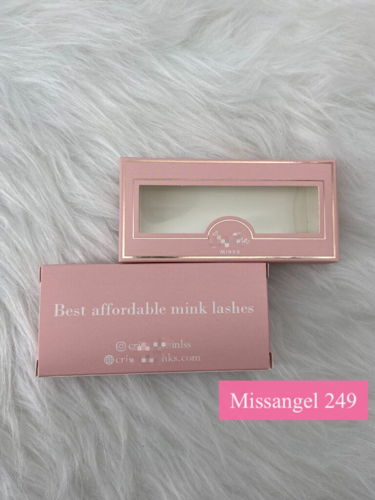Wholesale Custom Lash Paper Boxes for mink strip lashes