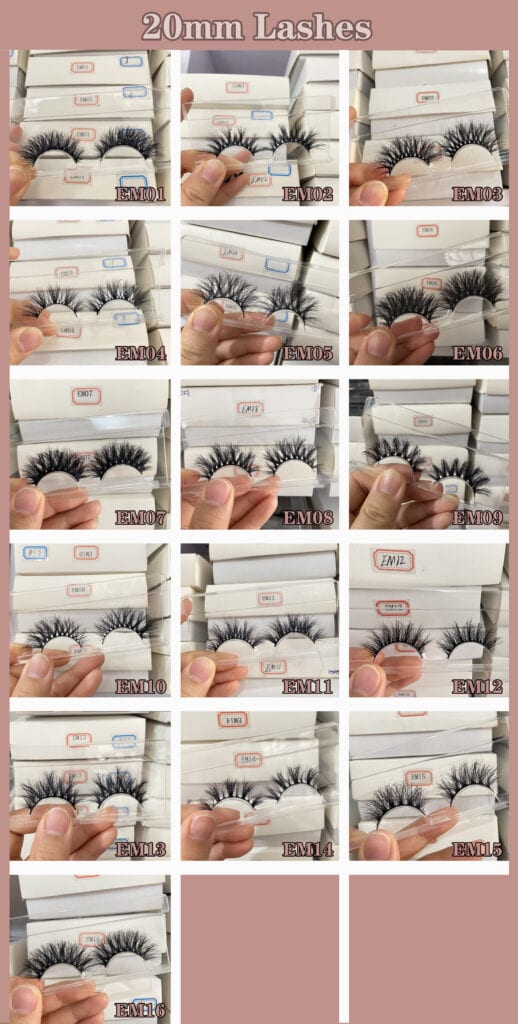 20mm strip mink lashes wholesale vendors