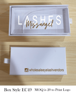 wholesale strip false eyelashes and eyelash packaging