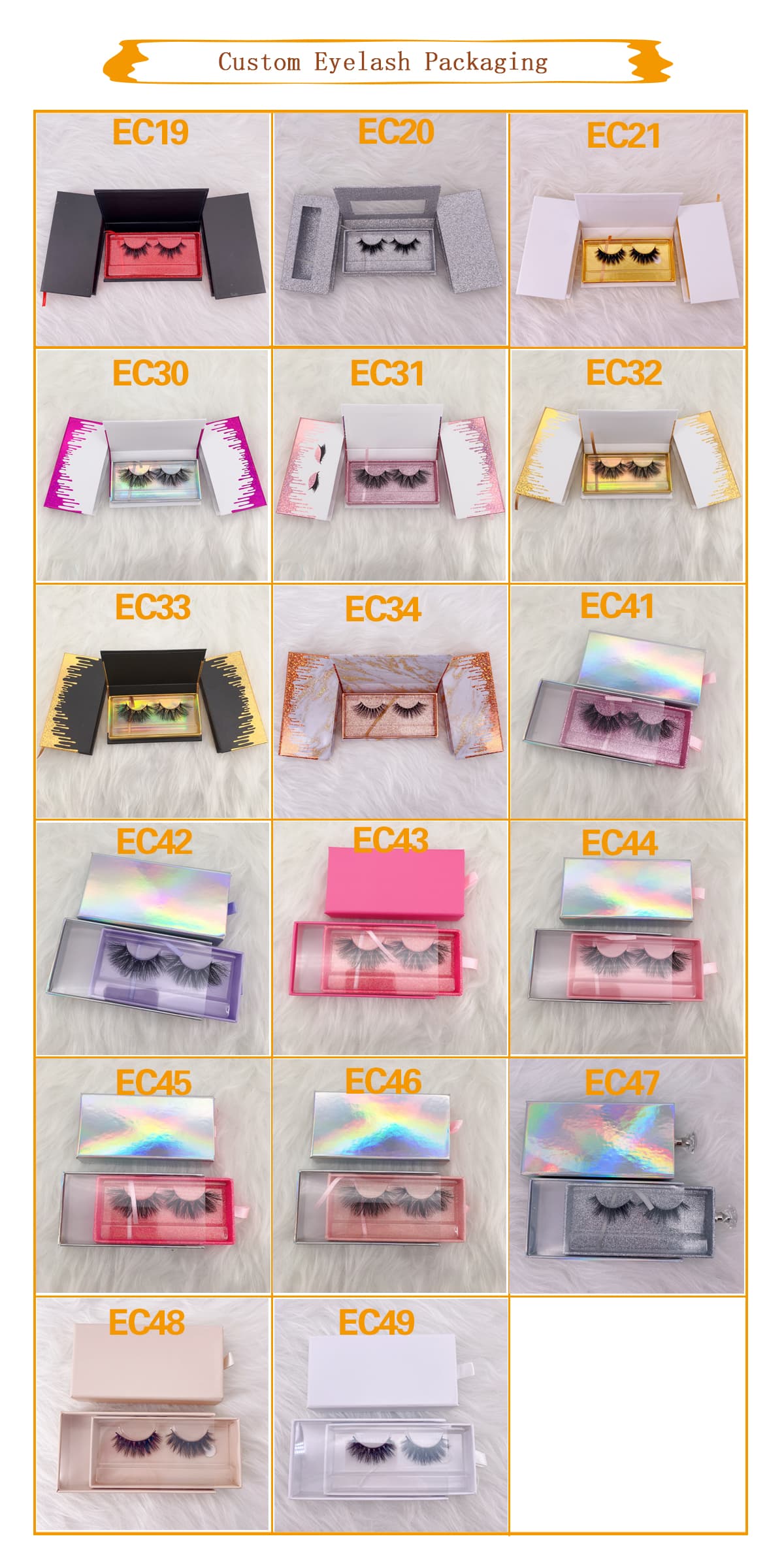 wholesale eyelash box vendors