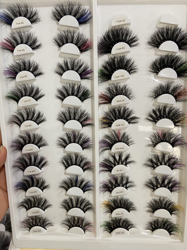 wholesale mink color lashes