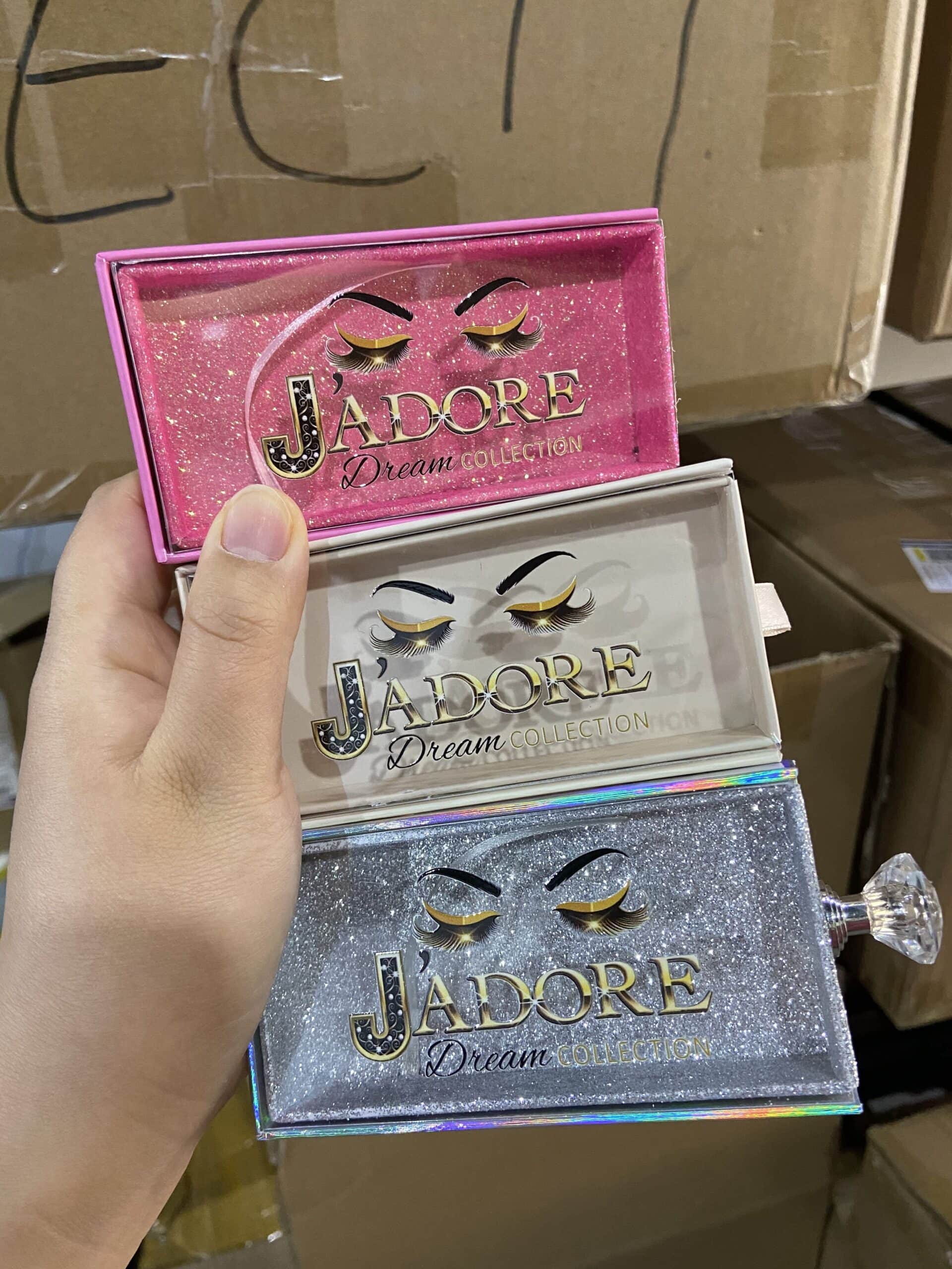 wholesale 3d mink lashes and boxes