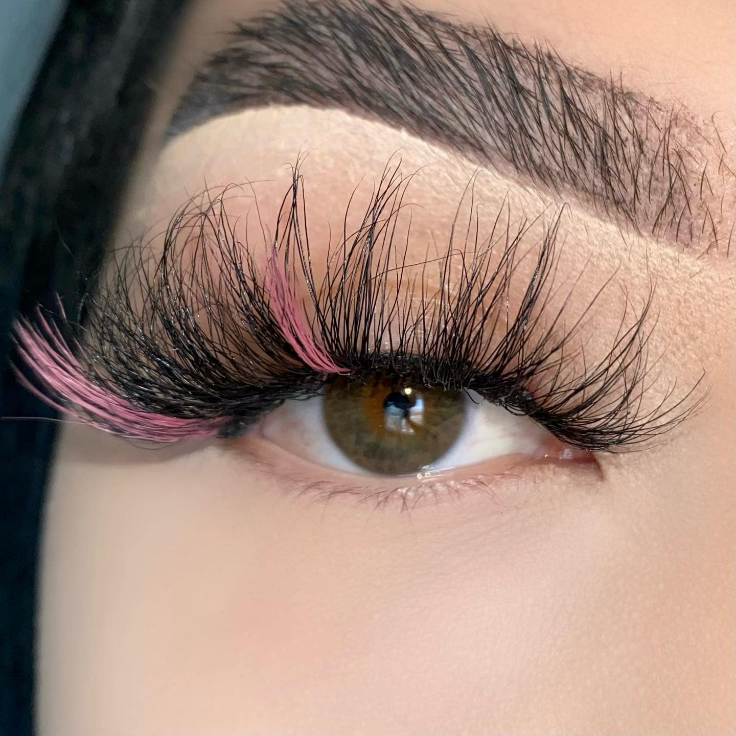 luxury mink strip eyelashes pink lashes