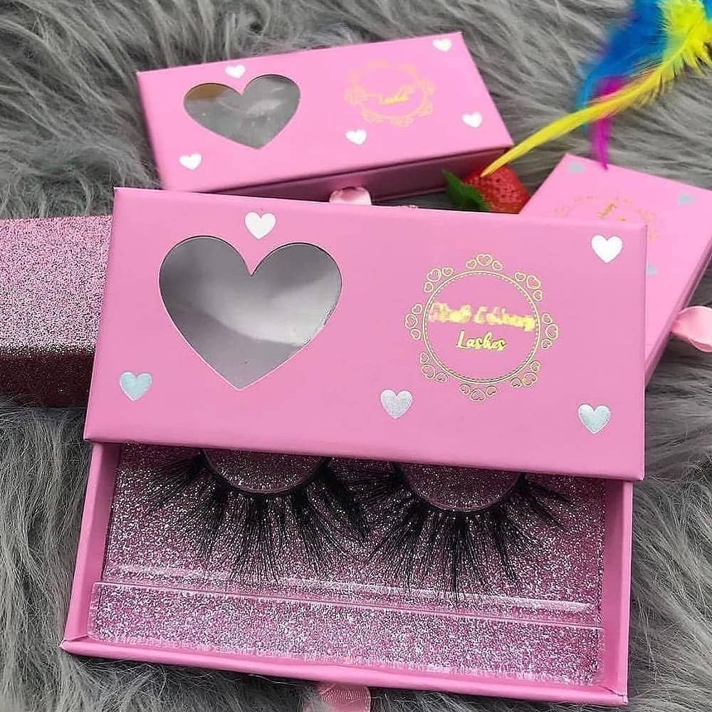 custom luxury lash boxes for 25mm lashes