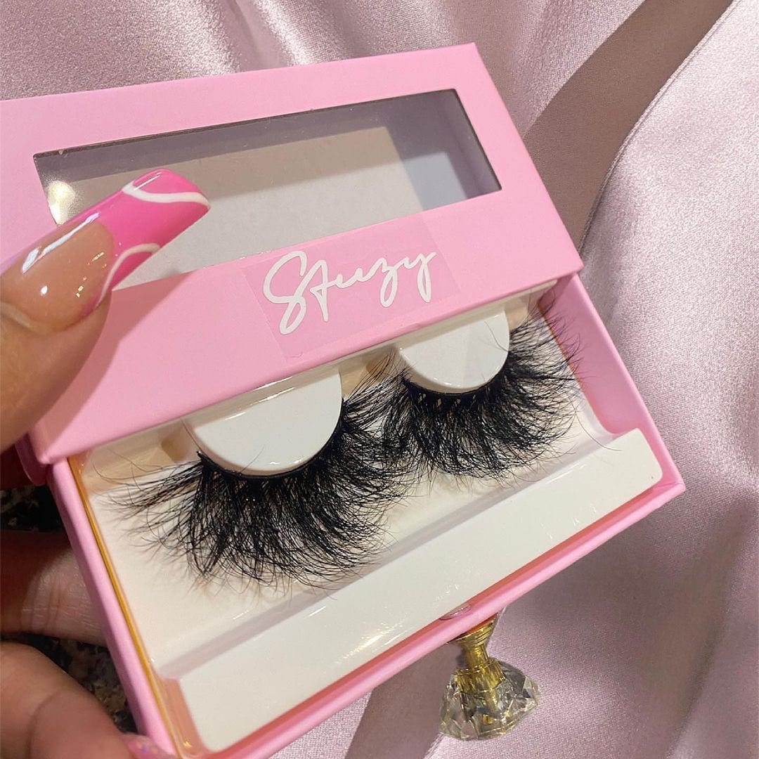 slideout eyelash boxes with a window