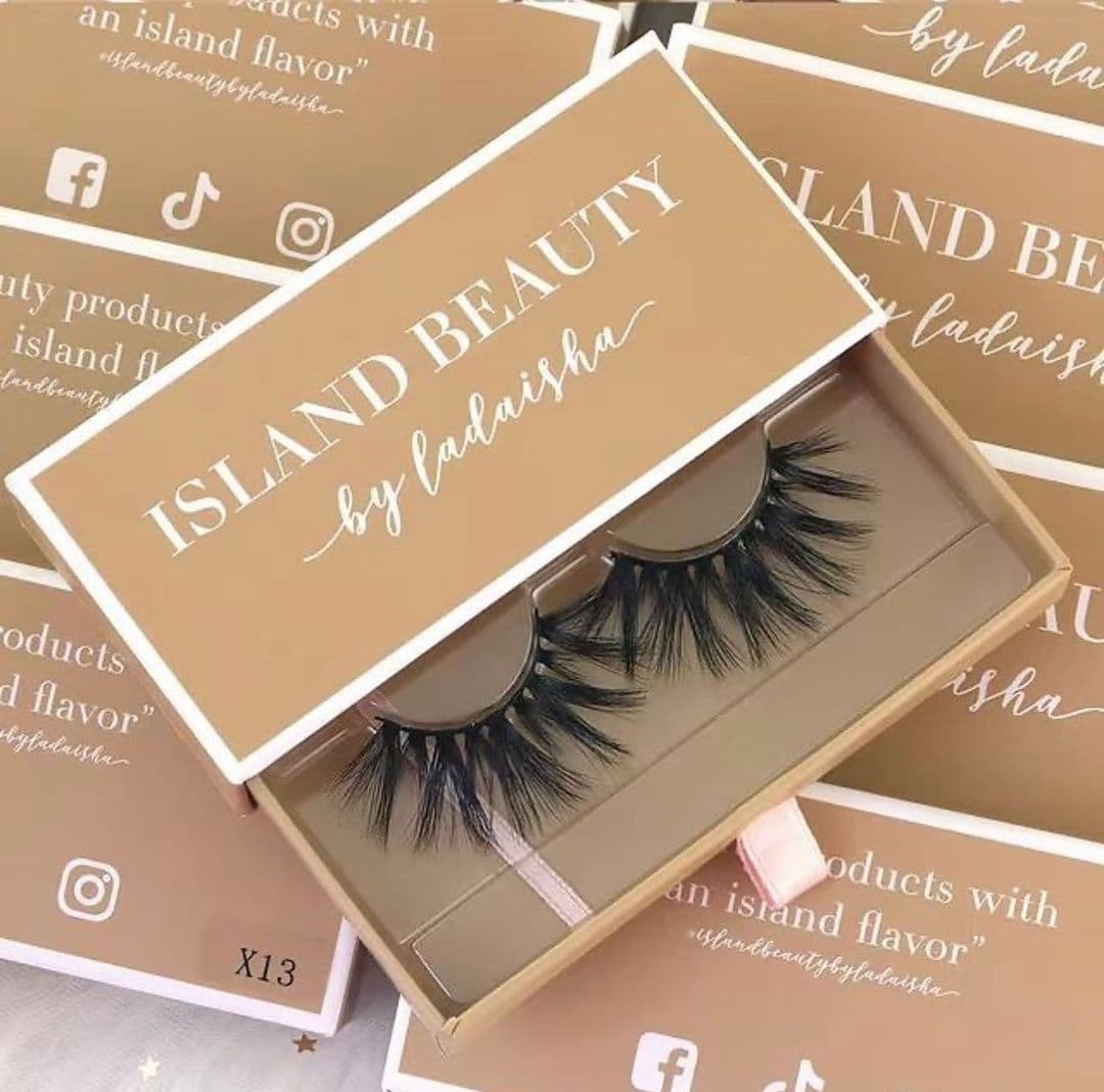 brown lash boxes with private logo for 3d eyelashes