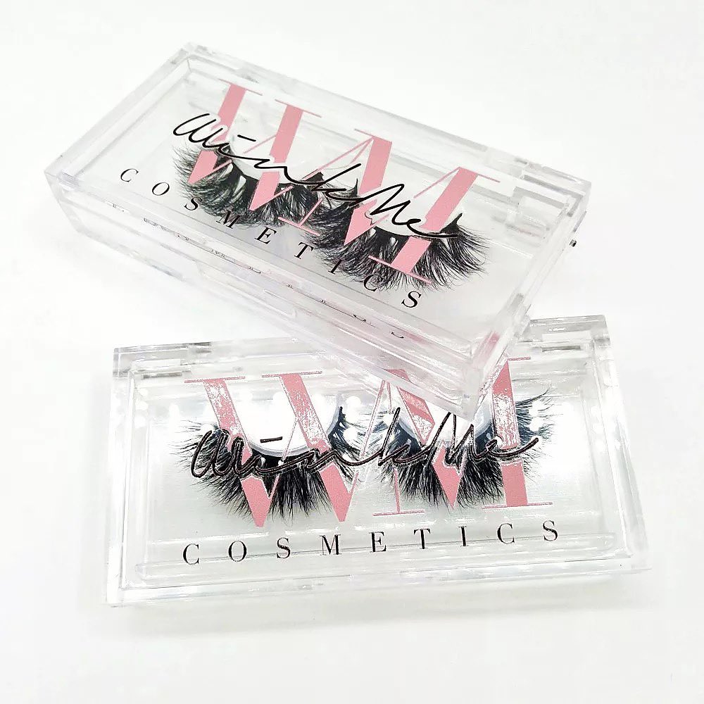 acrylic lash cases with own logo