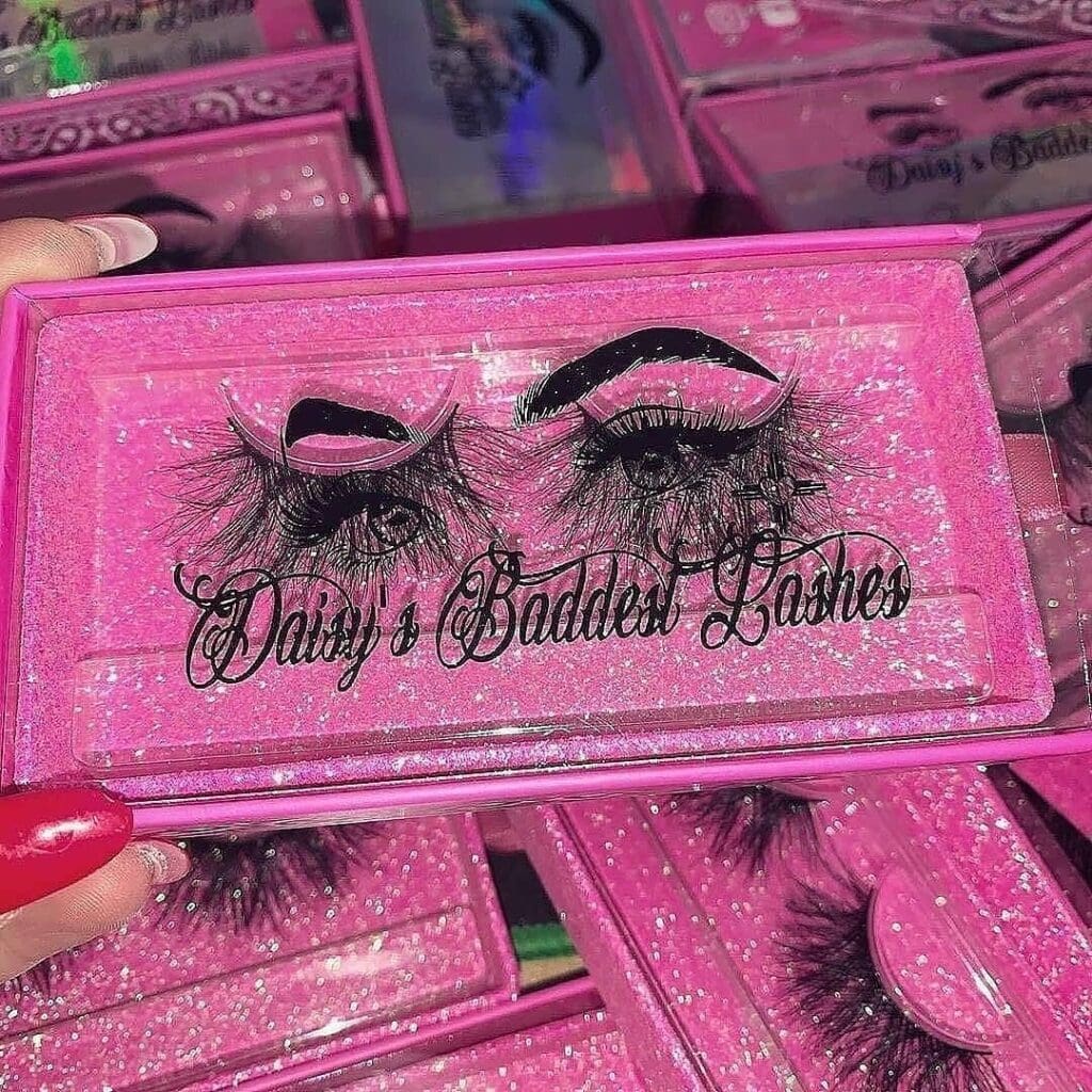 wholesale false eyelash packaging box