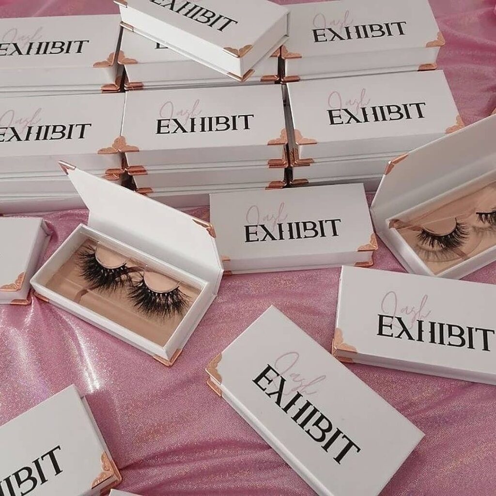 low price false eyelash packaging box