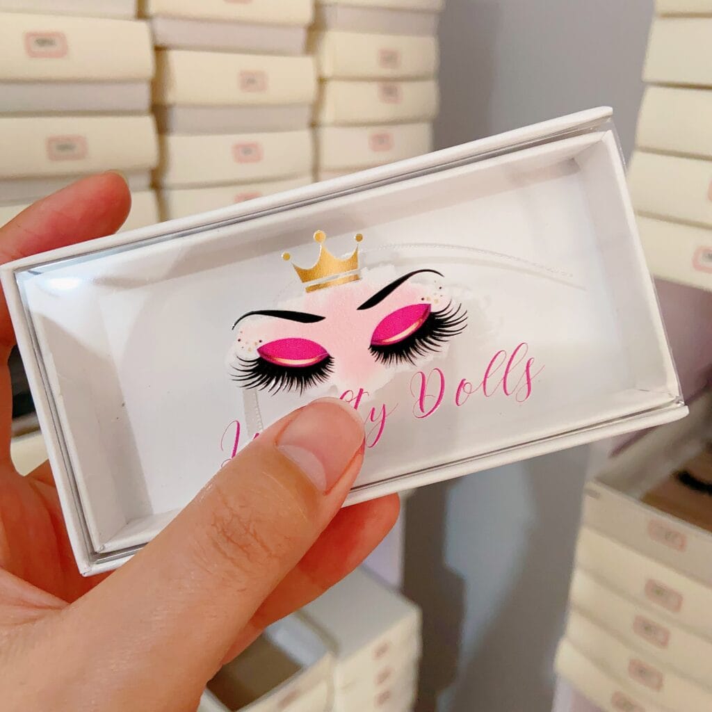 cheap custom eyelash packaging EC49