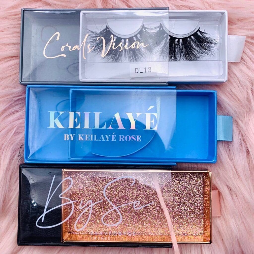 flash eyelash packaging box suppliers