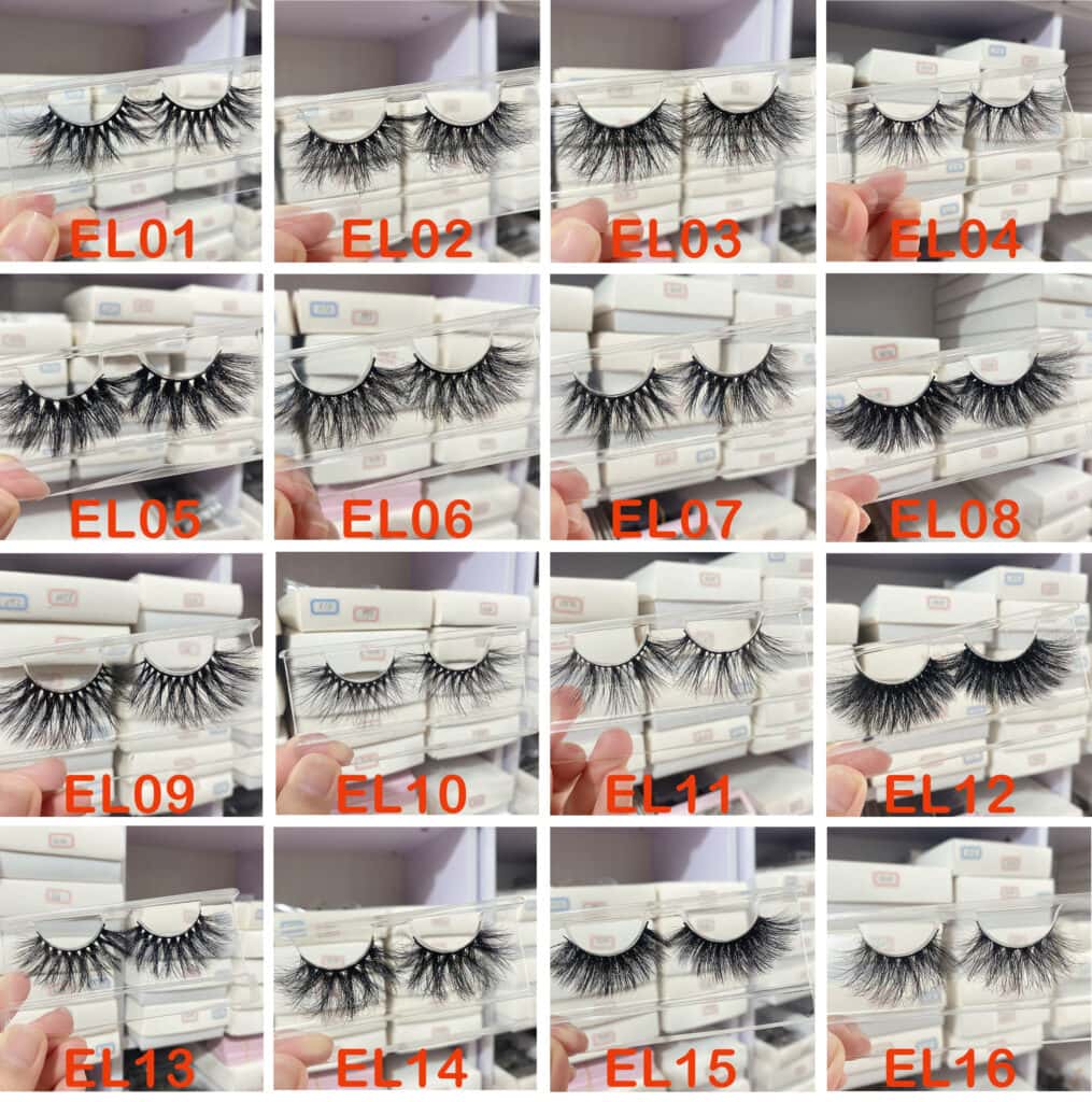 wholesale 25mm mink lashes 